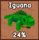 Iguana Pet Icon in Roblox Grow a Garden.