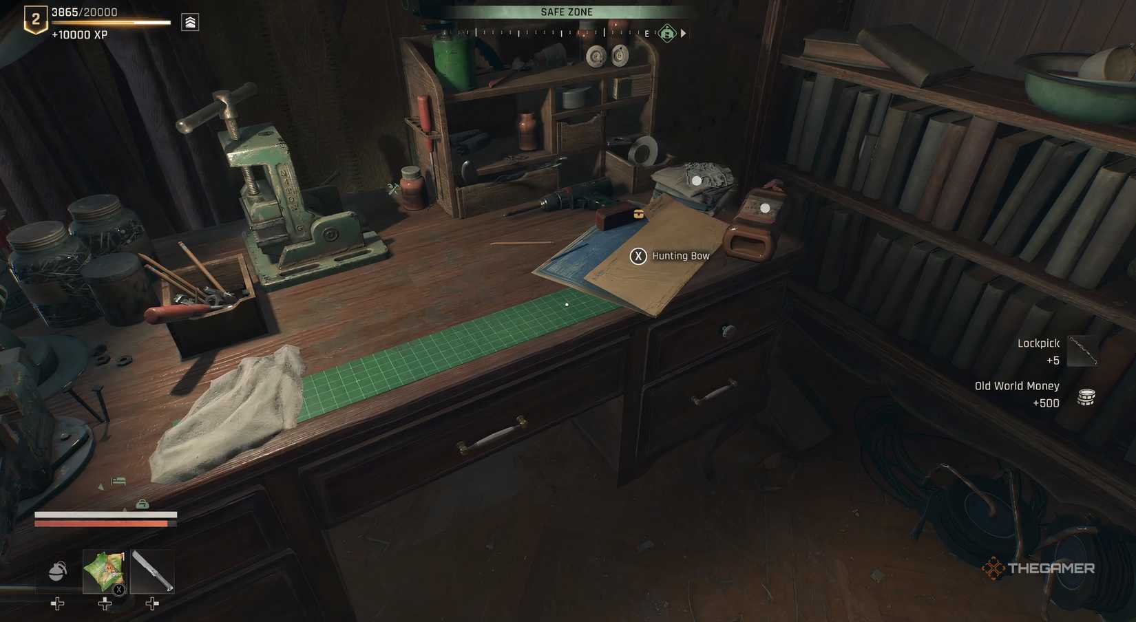 The Hunting Bow blueprint in Dying Light: The Beast.