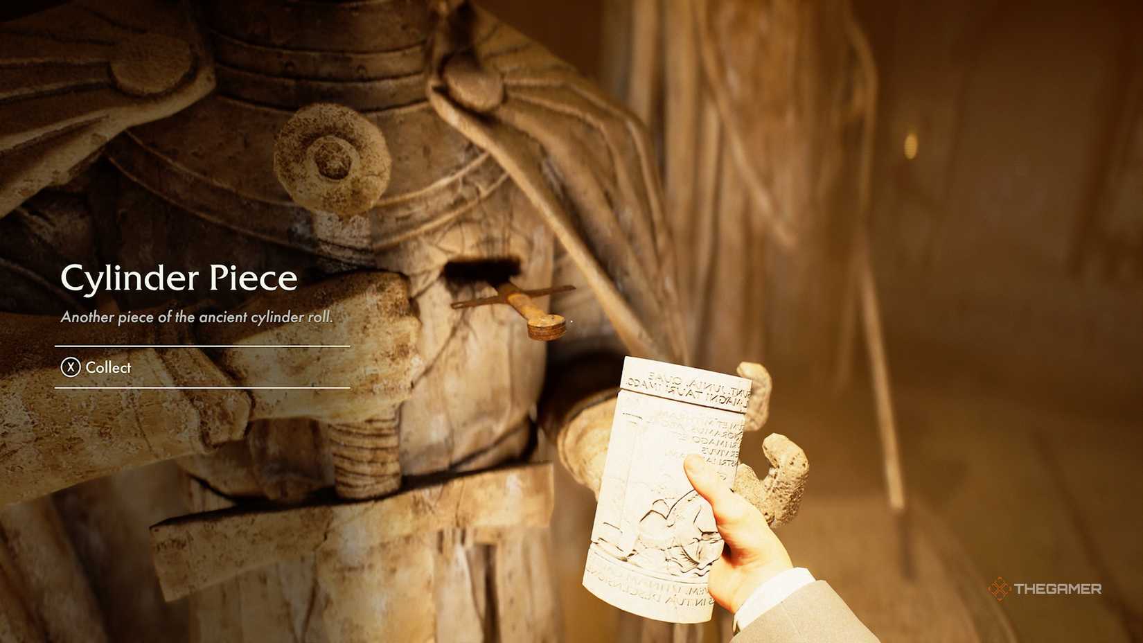 Indiana Jones and the Great Circle Order Of Giants Cylinder Piece.