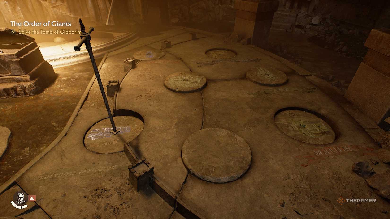 Indiana Jones and the Great Circle Order Of Giants Trinity Puzzle Disc Solution.