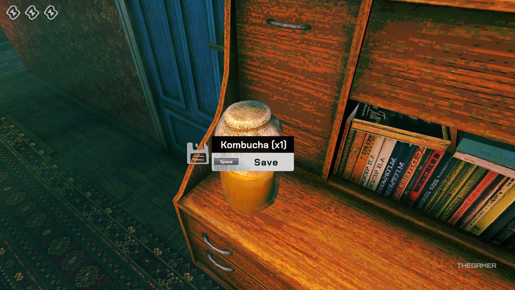 Kombucha jar in No I'm Not a Human.