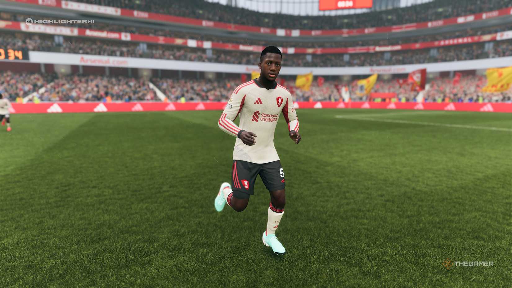 Konate running in EA Sports FC 26.