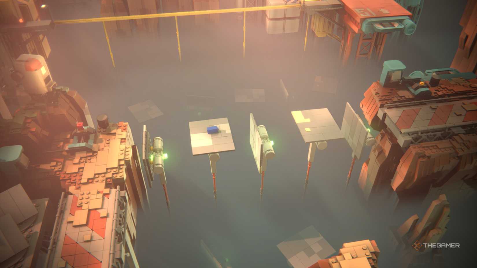 The Checkered Panel Puzzle Alternate Crossed Normally in Lego Voyagers.