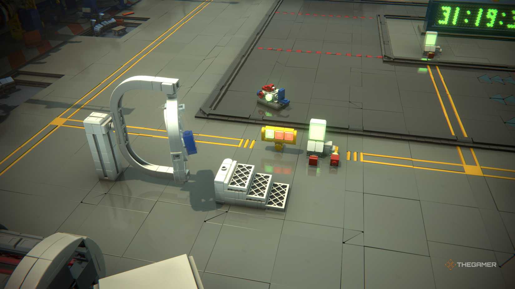 The Gyro Training Correct placement in Lego Voyagers.