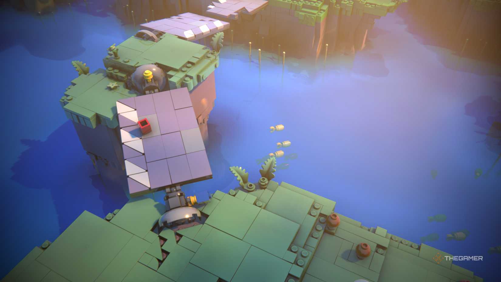 The Launching Bridge Puzzle Route To Puzzle in Lego Voyagers.