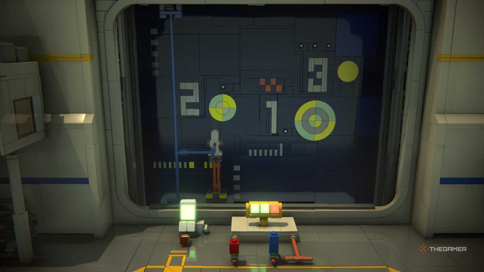 The Rocket Training section in the Training Room of Lego Voyagers.