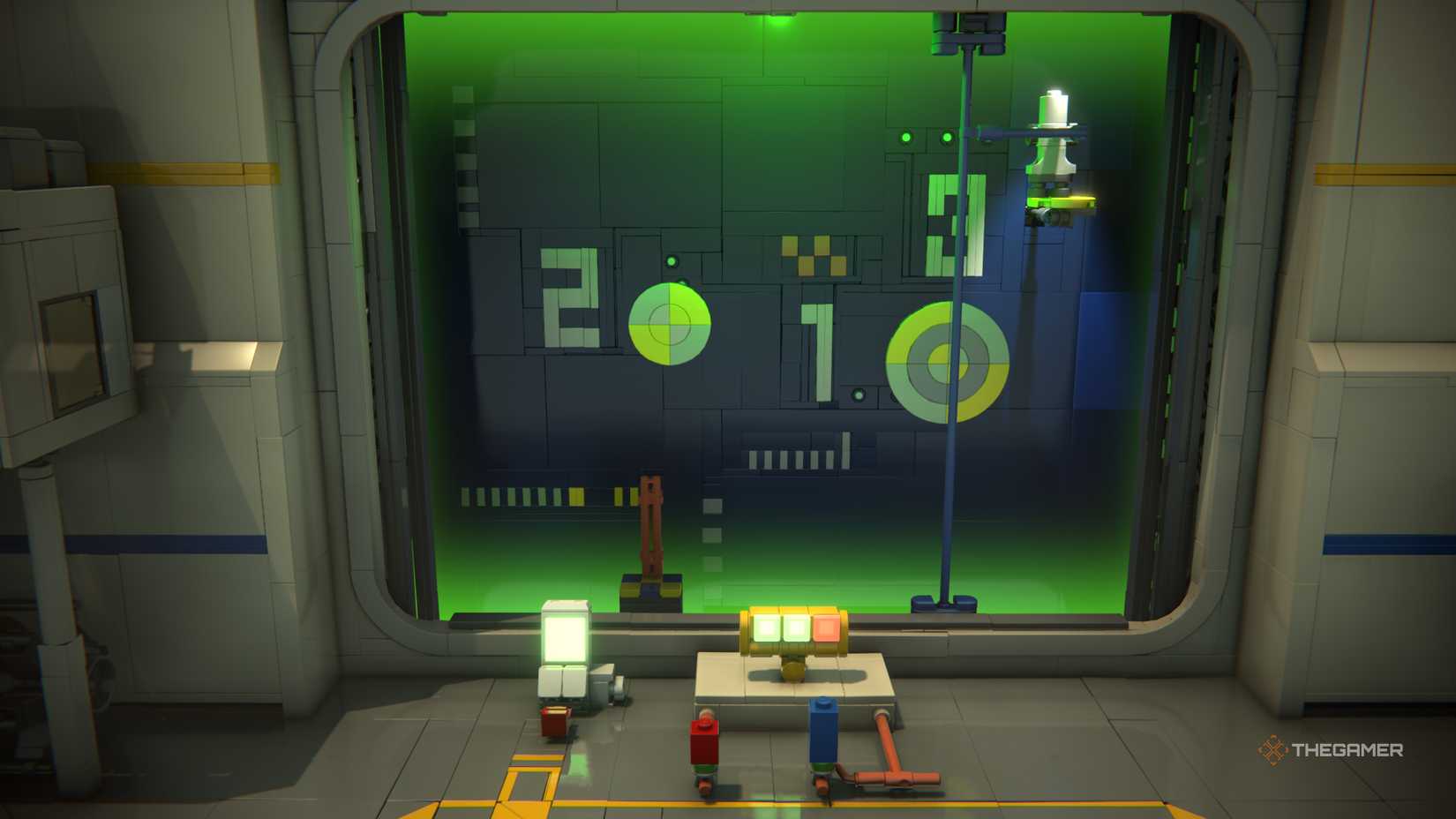 The Rocket Training in Lego Voyagers.