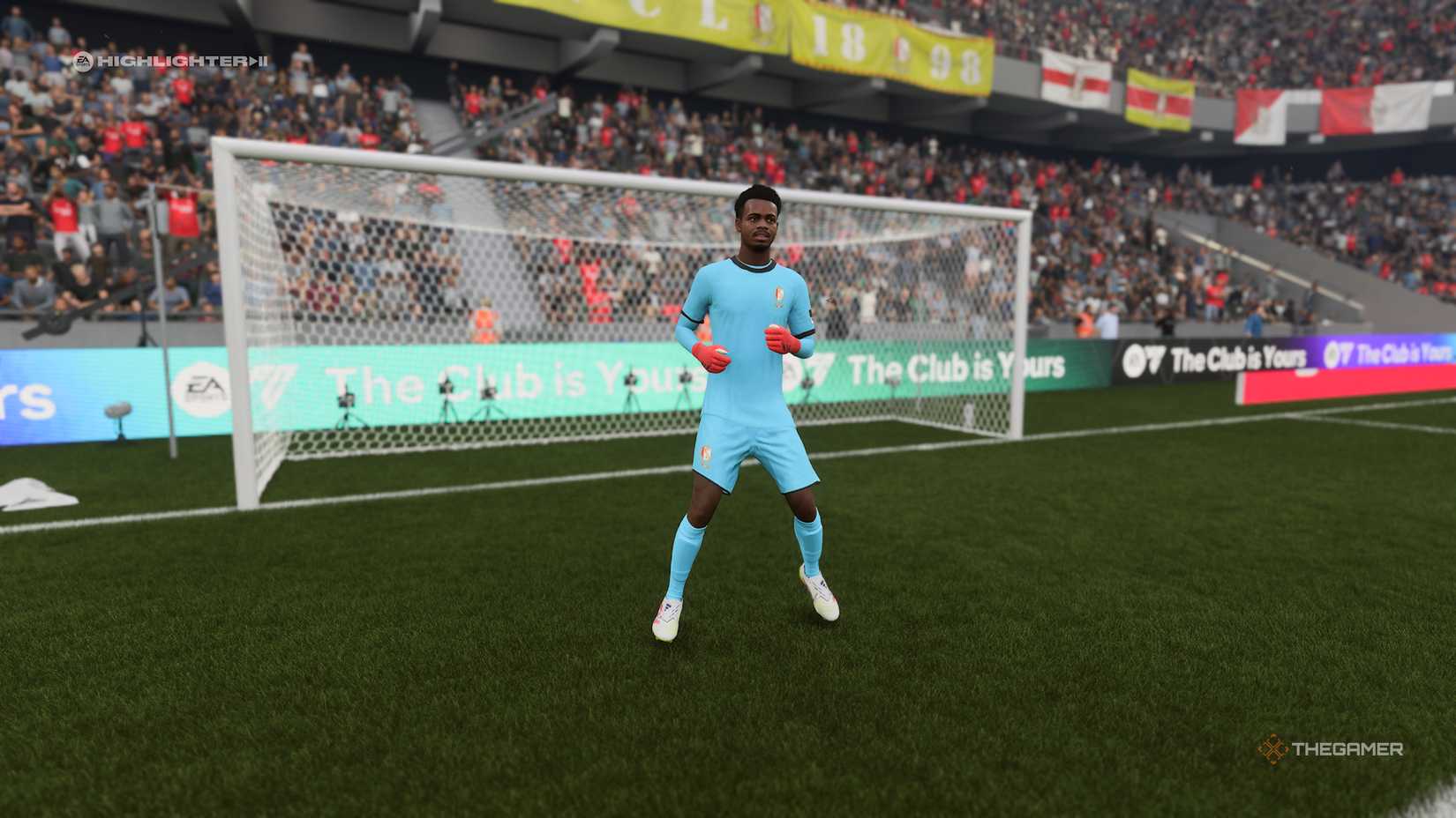 Matthieu Epolo in goal in EA Sports FC 26.