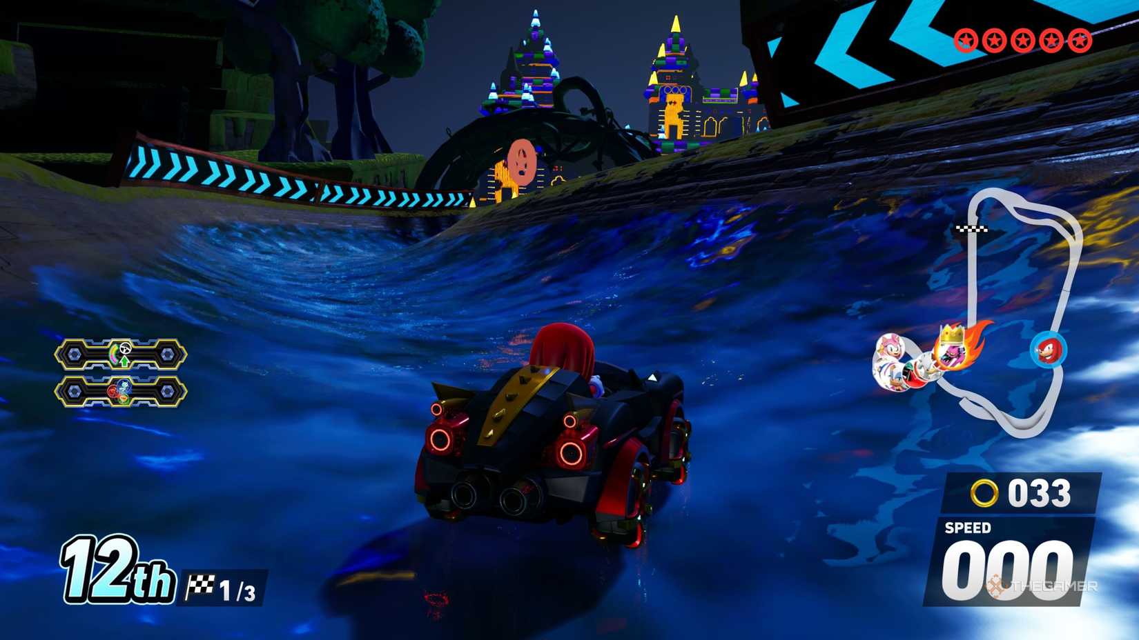 Off course Red Star Rings in Sonic Racing CrossWorlds.