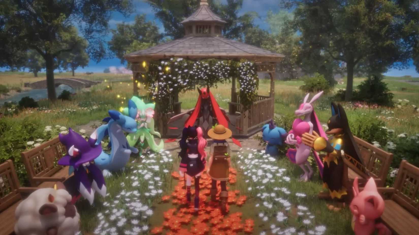 Palfarm's players getting married.