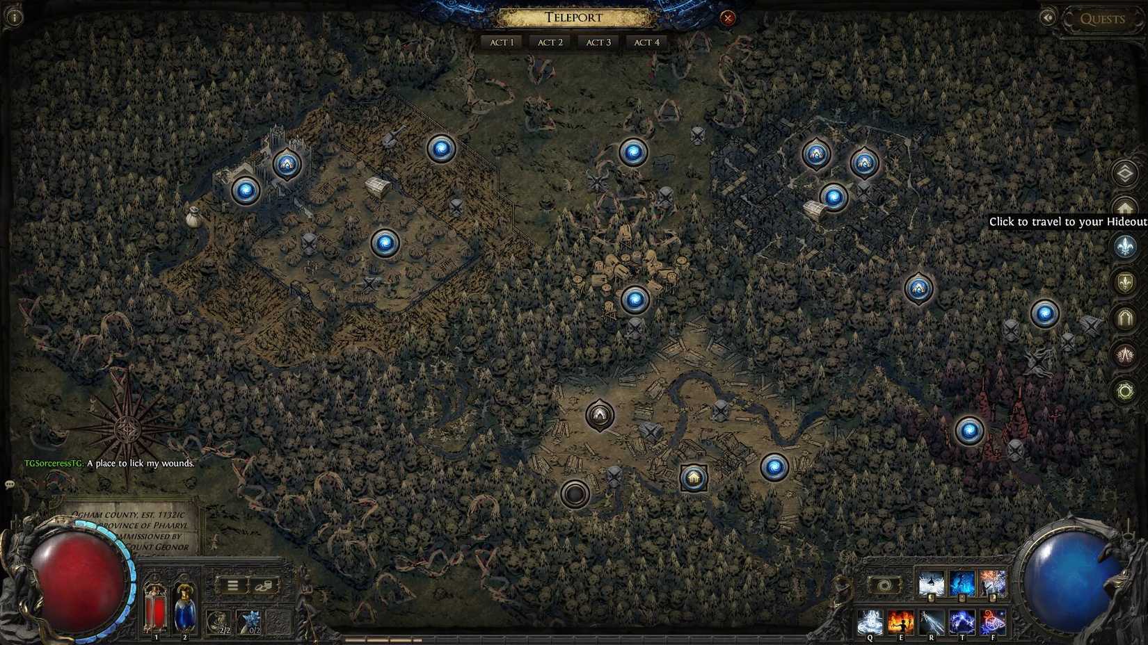 Path Of Exile 2 Hideout Map Screen