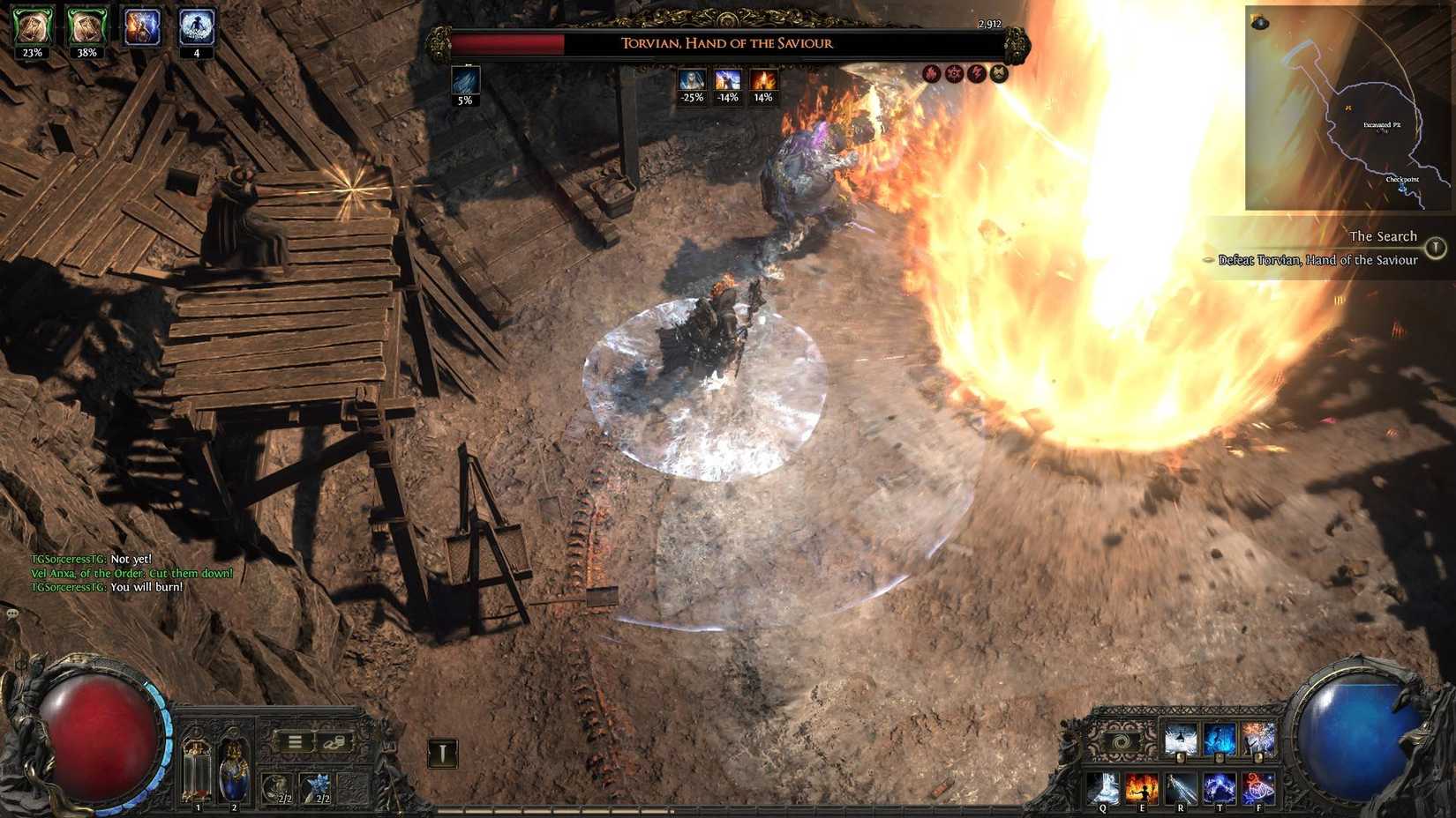 Path Of Exile 2, torvian tower buff.