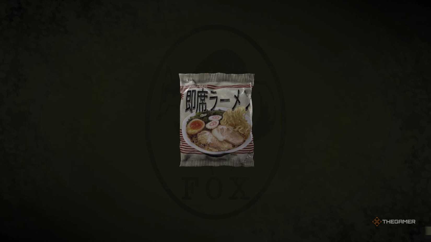 Ramen noodles in Metal Gear Solid Delta Snake Eater.