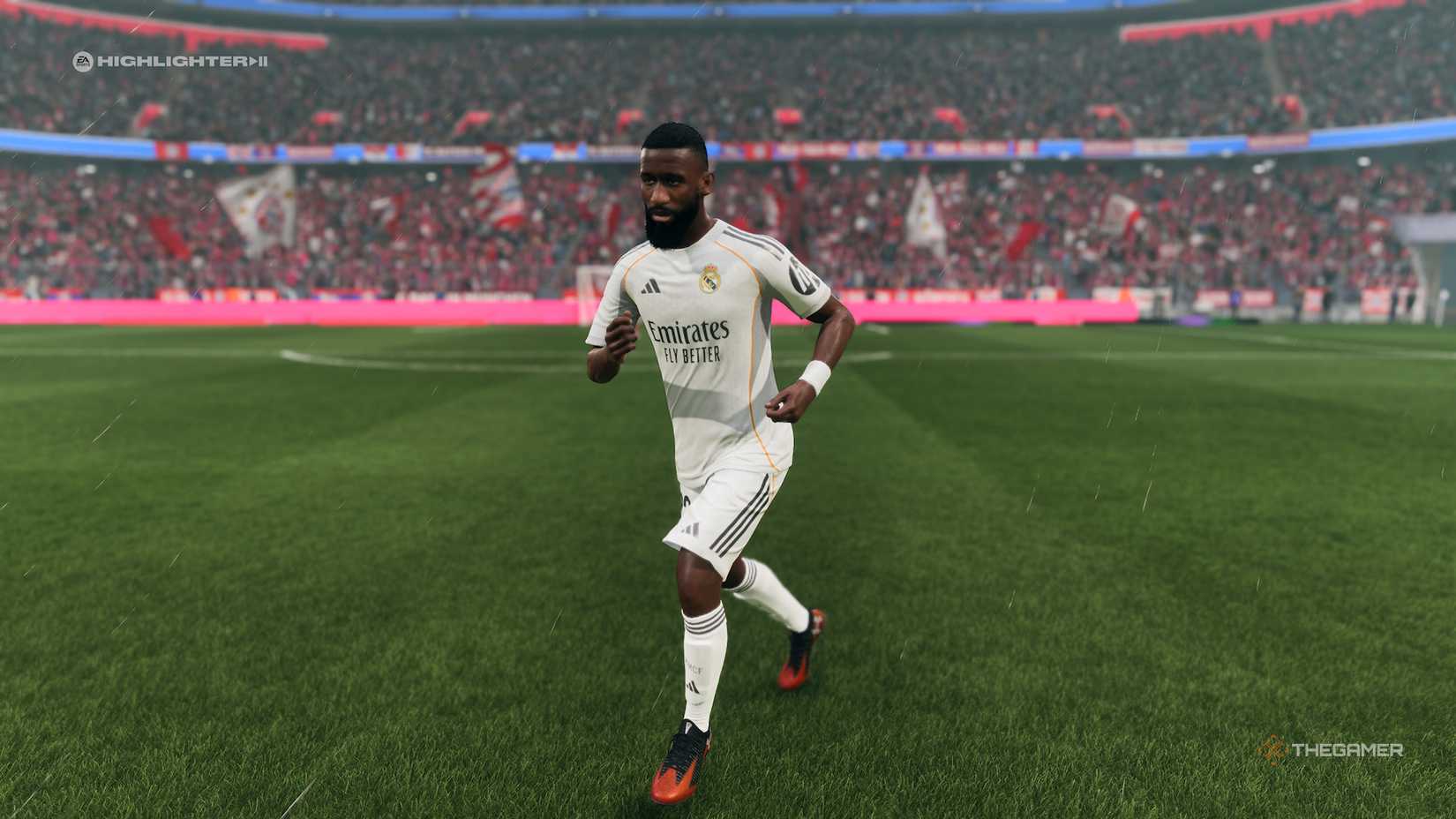 Rudiger jogging in EA Sports FC 26.