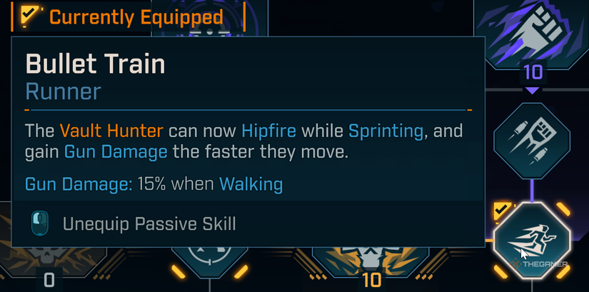 Runner Perk Option In Borderlands 4