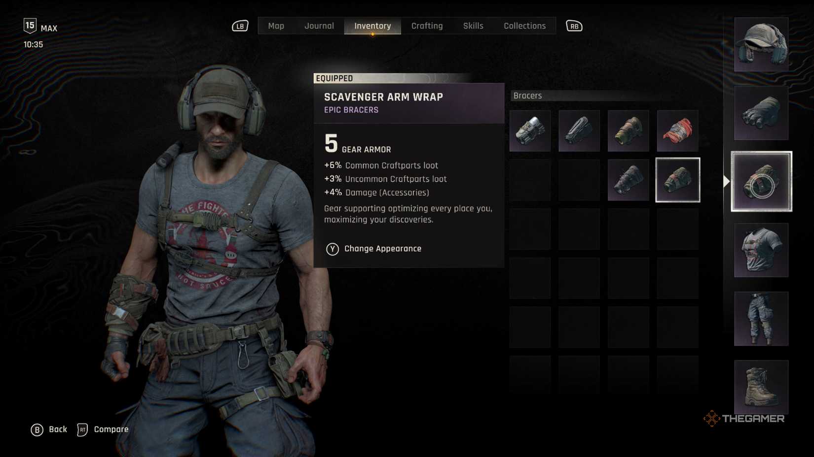 Scavenger Arm Wrap Armor in Dying Light The Beast.