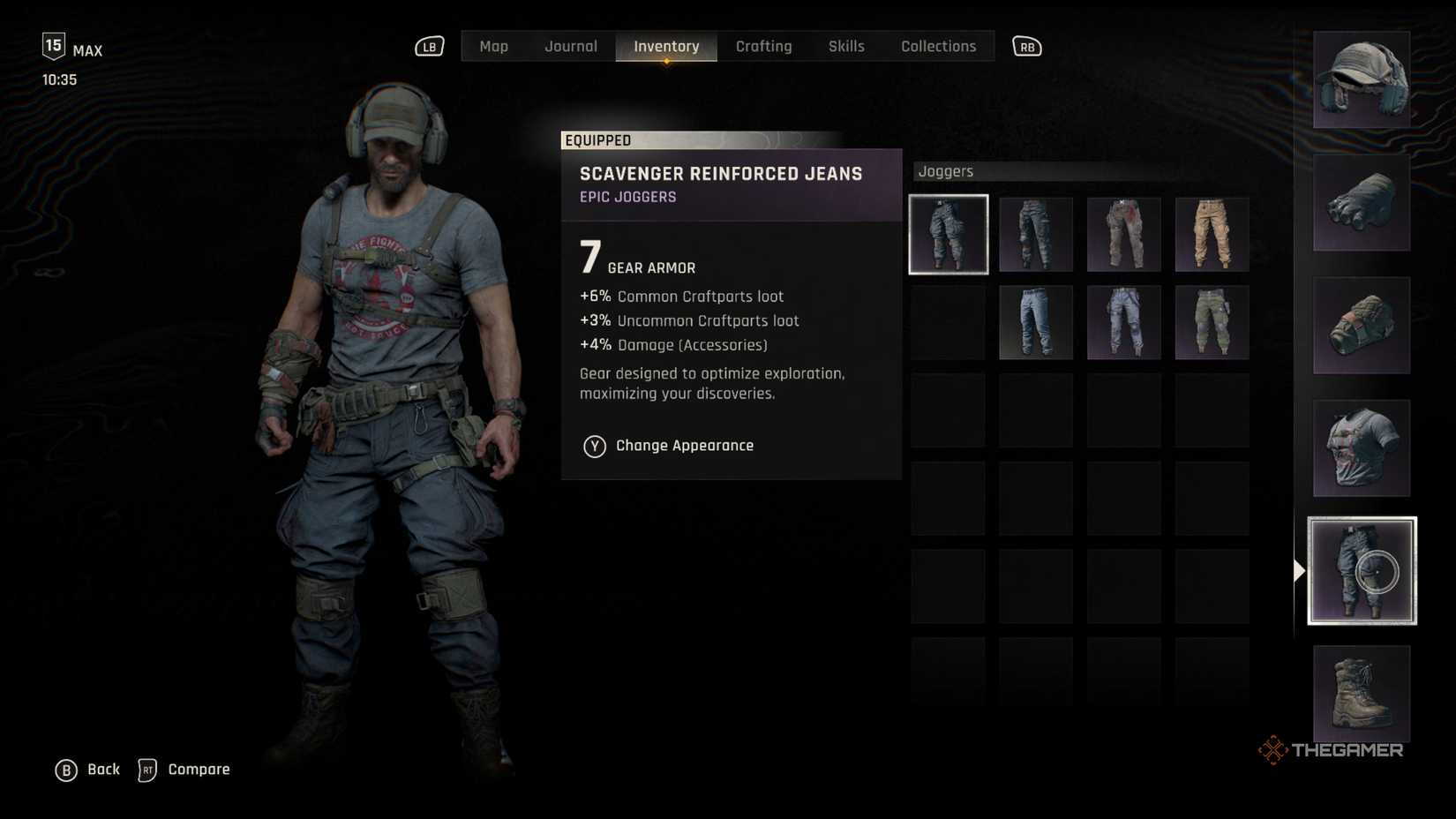 Scavenger Armor Reinforced Jeans in Dying Light The Beast.