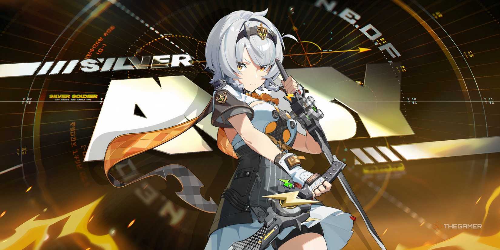 Soldier 0-Anby intro screen in Zenless Zone Zero.