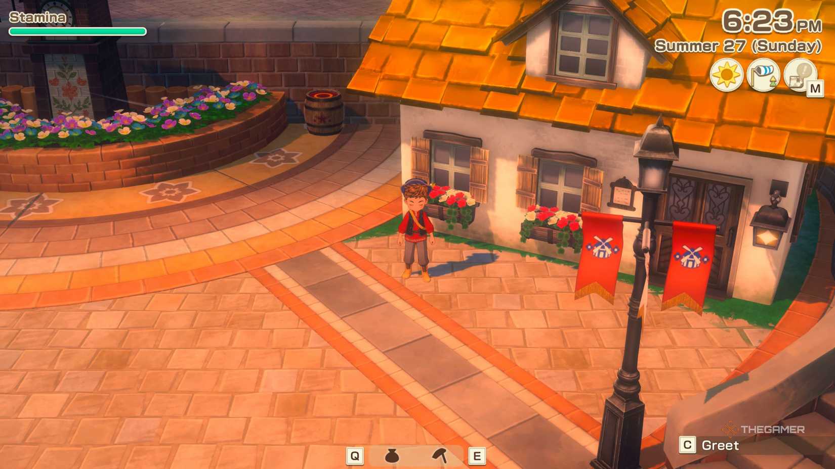 Story Of Seasons Grand Bazaar Freya's house location.