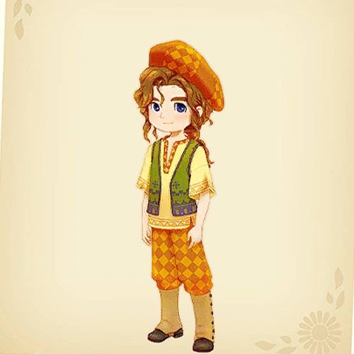 STORY OF SEASONS Grand Bazaar Gabriel's portrait.