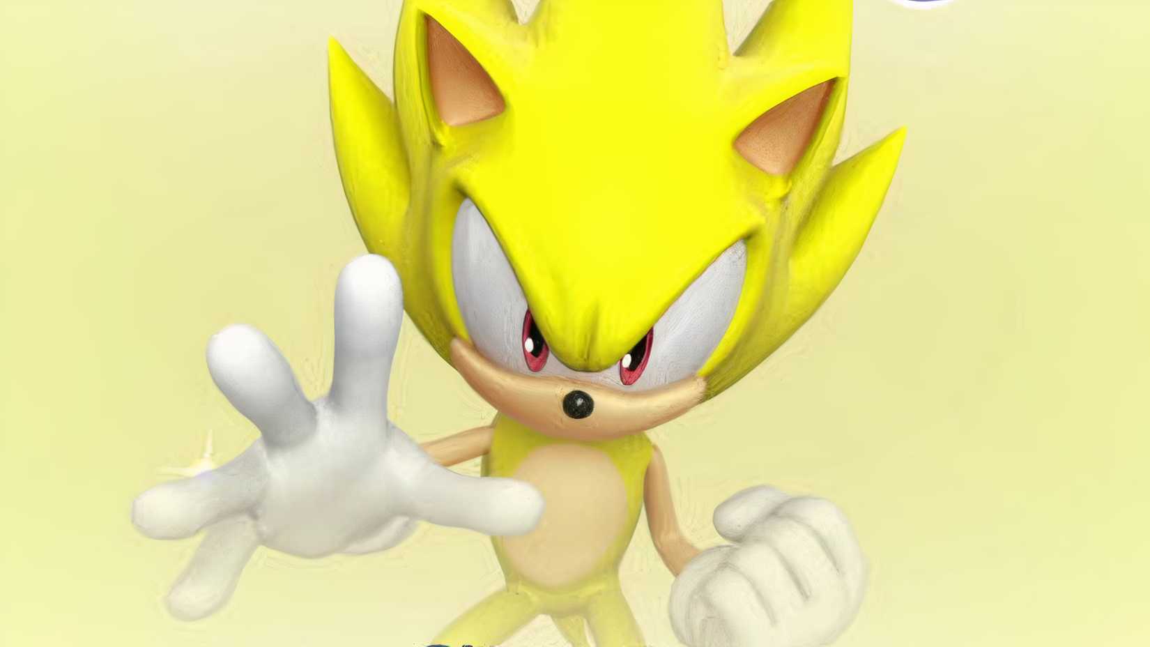 Super Sonic in Sonic Racing CrossWorlds.