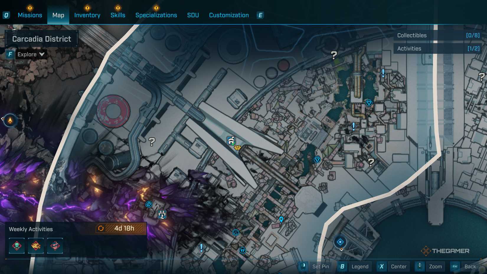 The Lockaway map location in Borderlands 4.