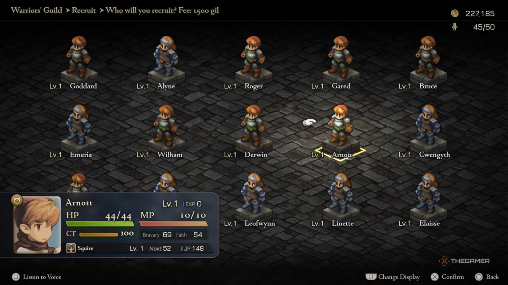 The Warrior's Guild in Final Fantasy Tactics The Ivalice Chronicles.