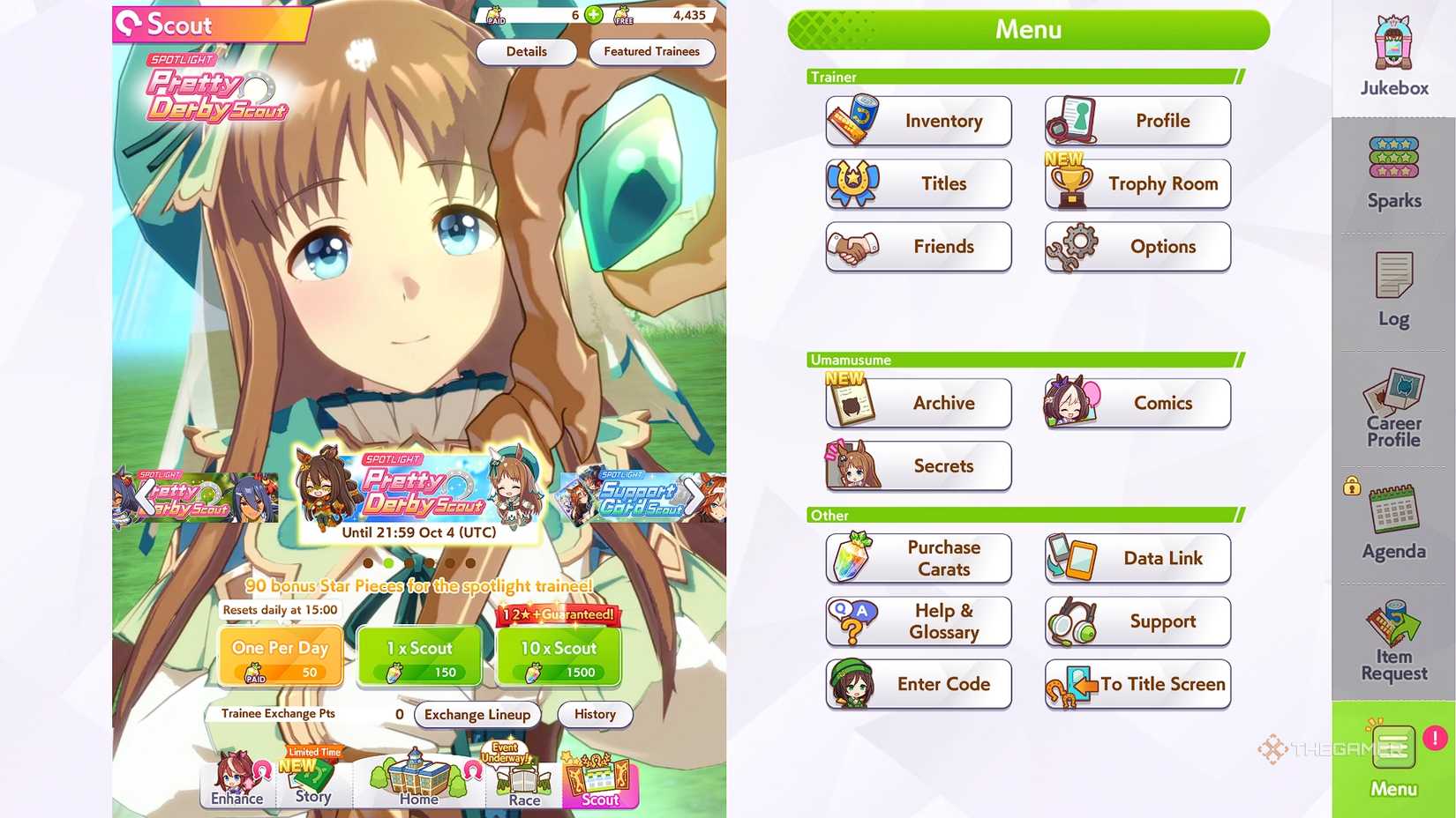 Umamusume Pretty Derby Saintly Jade Cleric Grass Wonder close up.