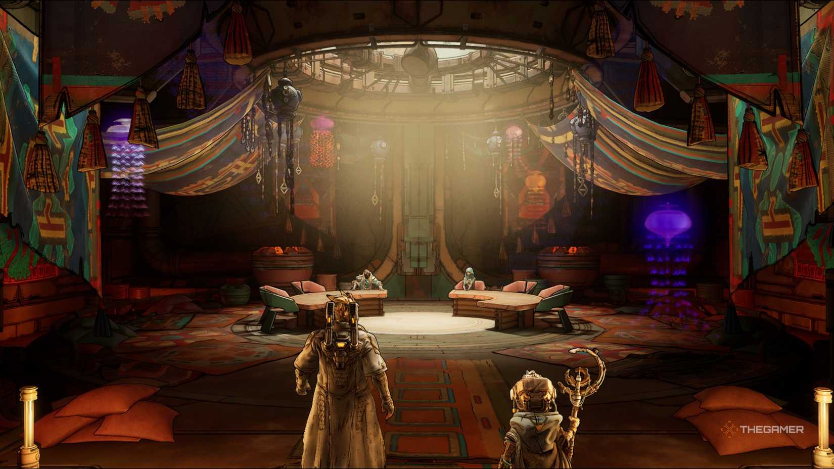 Vault Hunter And Companion In Borderlands 4.