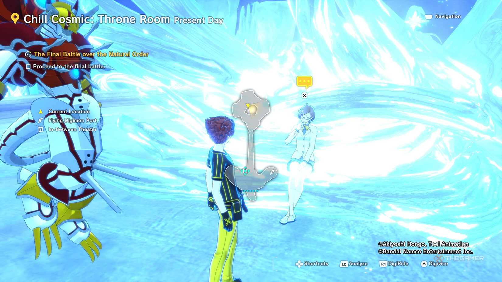 Digimon Story: Time Stranger 13 - chill cosmic throne room