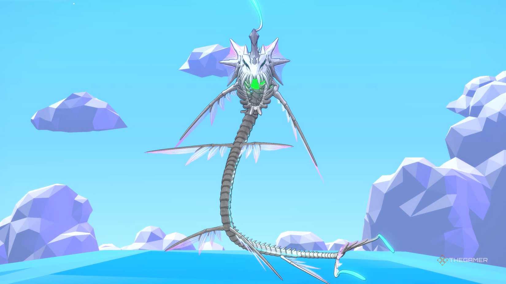 SkullSeadramon in the Digifarm in Digimon Story Time Stranger.