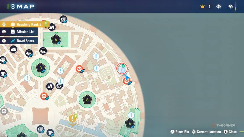 Mission Nine On The Map in Pokemon Legends Z-A.