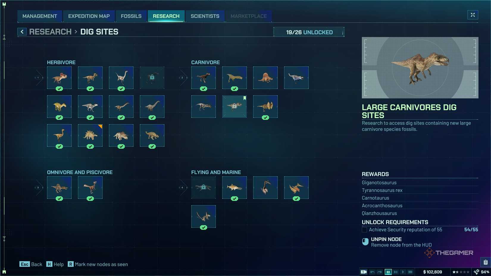 Jurassic World Evolution 3 Dig Sites.