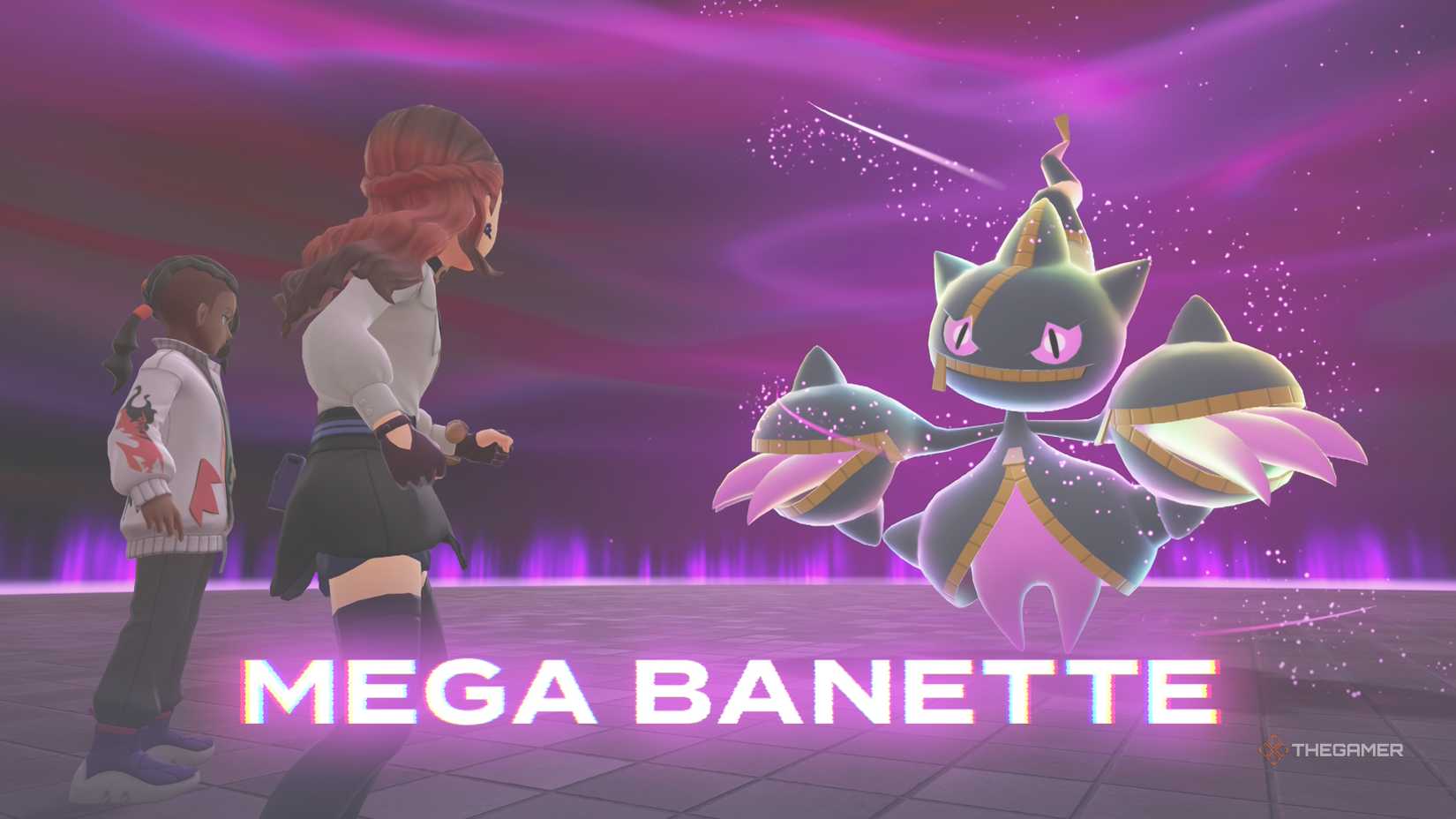 Player prepares to fight Mega Banette in Pokemon Legends: Z-A.