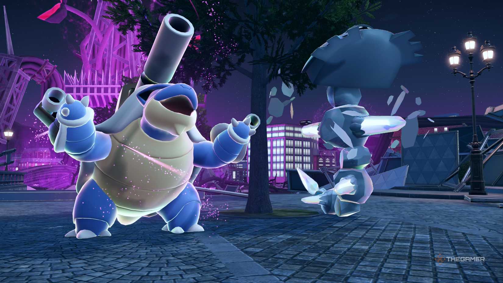 Rogue Mega Blastoise and Steelix challenge the player in Pokemon Legends: Z-A.
