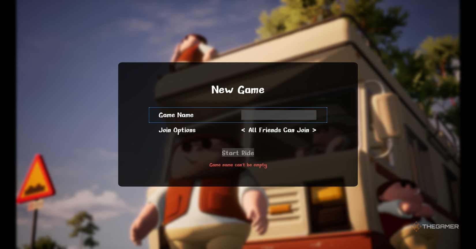 Starting a new game in RV There Yet?