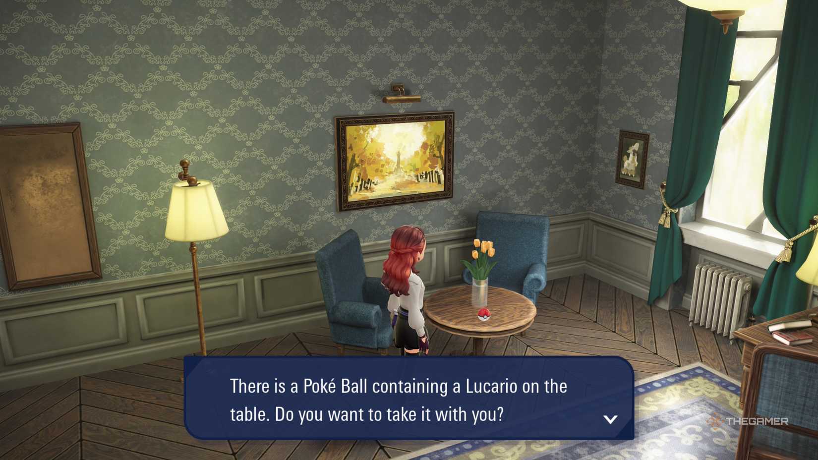 Player receives Korrina's Lucario from AZ in Pokemon Legends: Z-A.