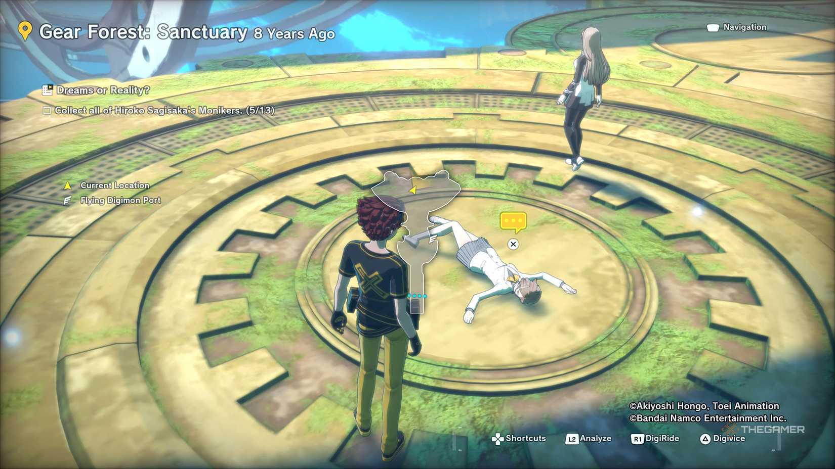 Digimon Story: Time Stranger 4 - gear forest sanctuary