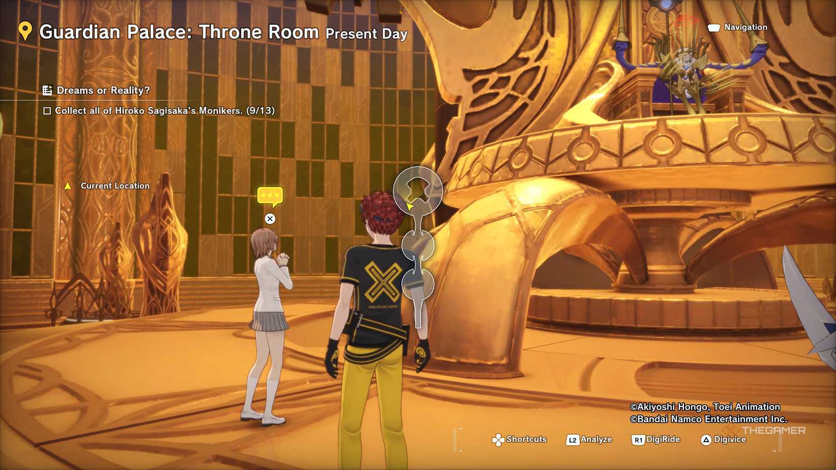 Digimon Story: Time Stranger 8 - guardian palace throne room