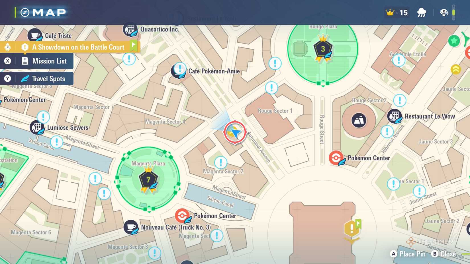 A locked holovator location in Pokemon Legends Z-A.