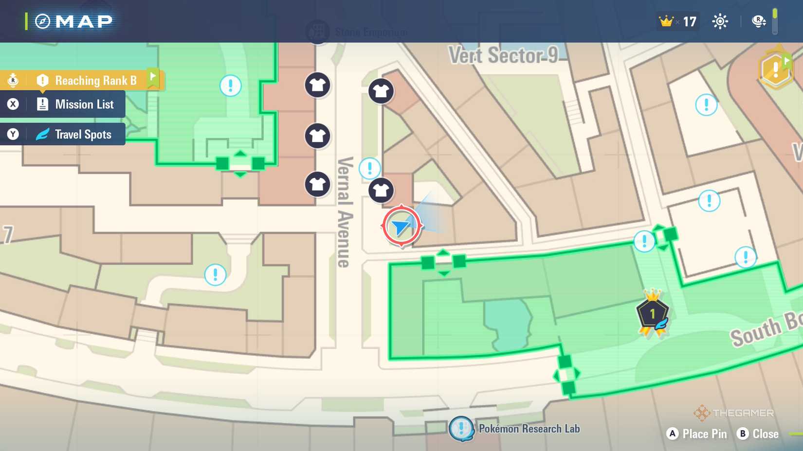 A locked holovator location in Pokemon Legends Z-A.