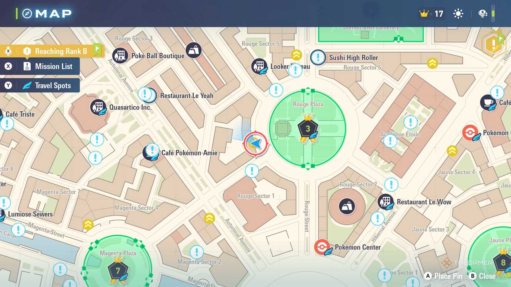 A locked holovator location in Pokemon Legends Z-A.