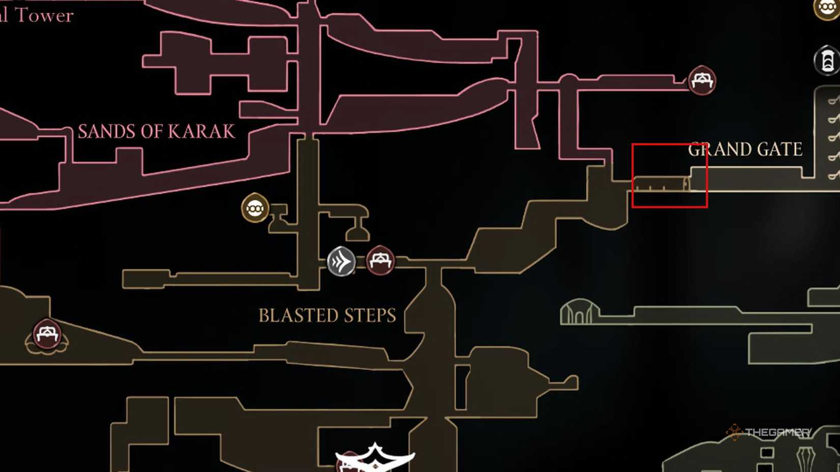A second Blasted Steps Spool Fragment location in Hollow Knight: Silksong.