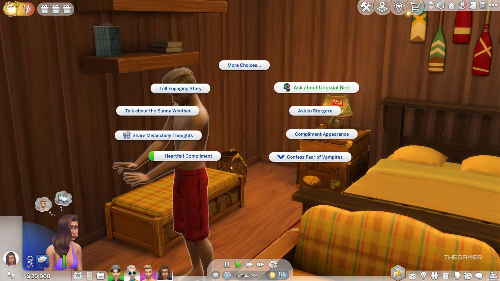 Ask About Unusual Bird The Sims 4.