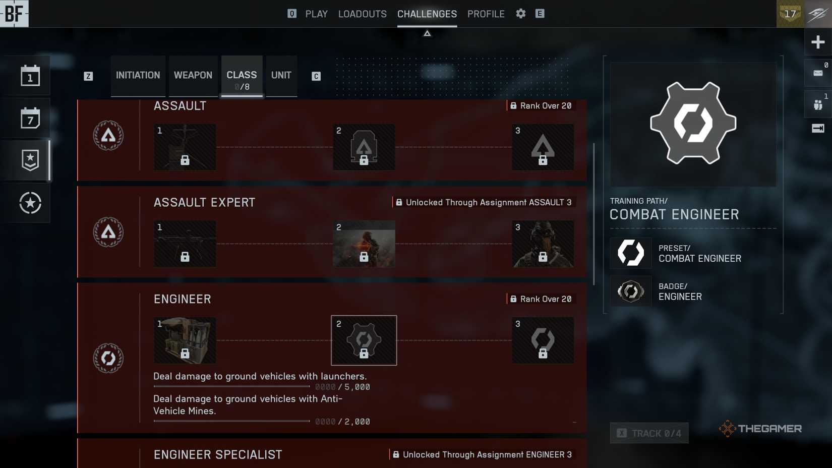 An overview of Class Assignments, which become available at Level 20, allowing you to unlock alternate Class Training Paths in Battlefield 6.