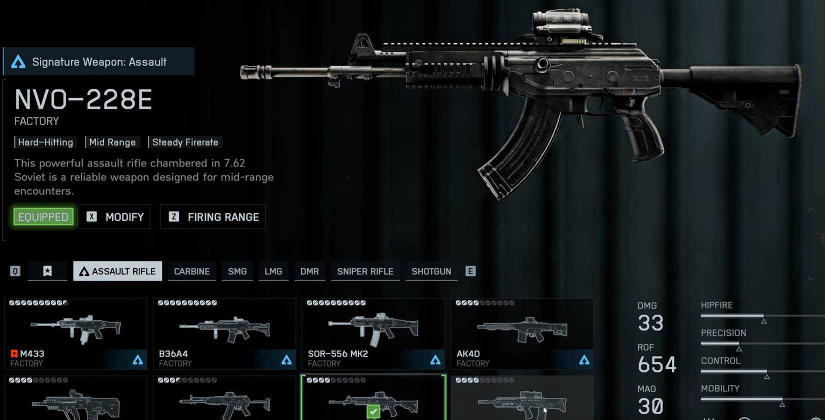 Battlefield 6 NVO Rifle