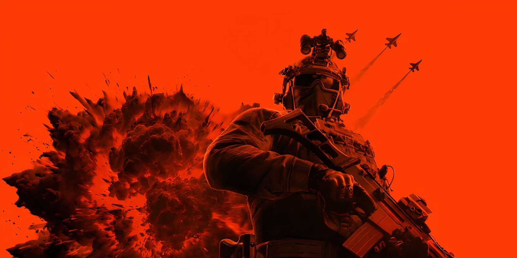Key art for Battlefield 6 showing a soldier in front of an explosion.