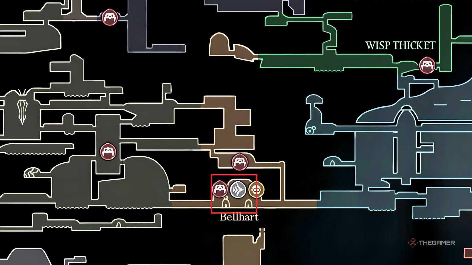 Bellhart Spool Fragment location in Hollow Knight: Silksong.
