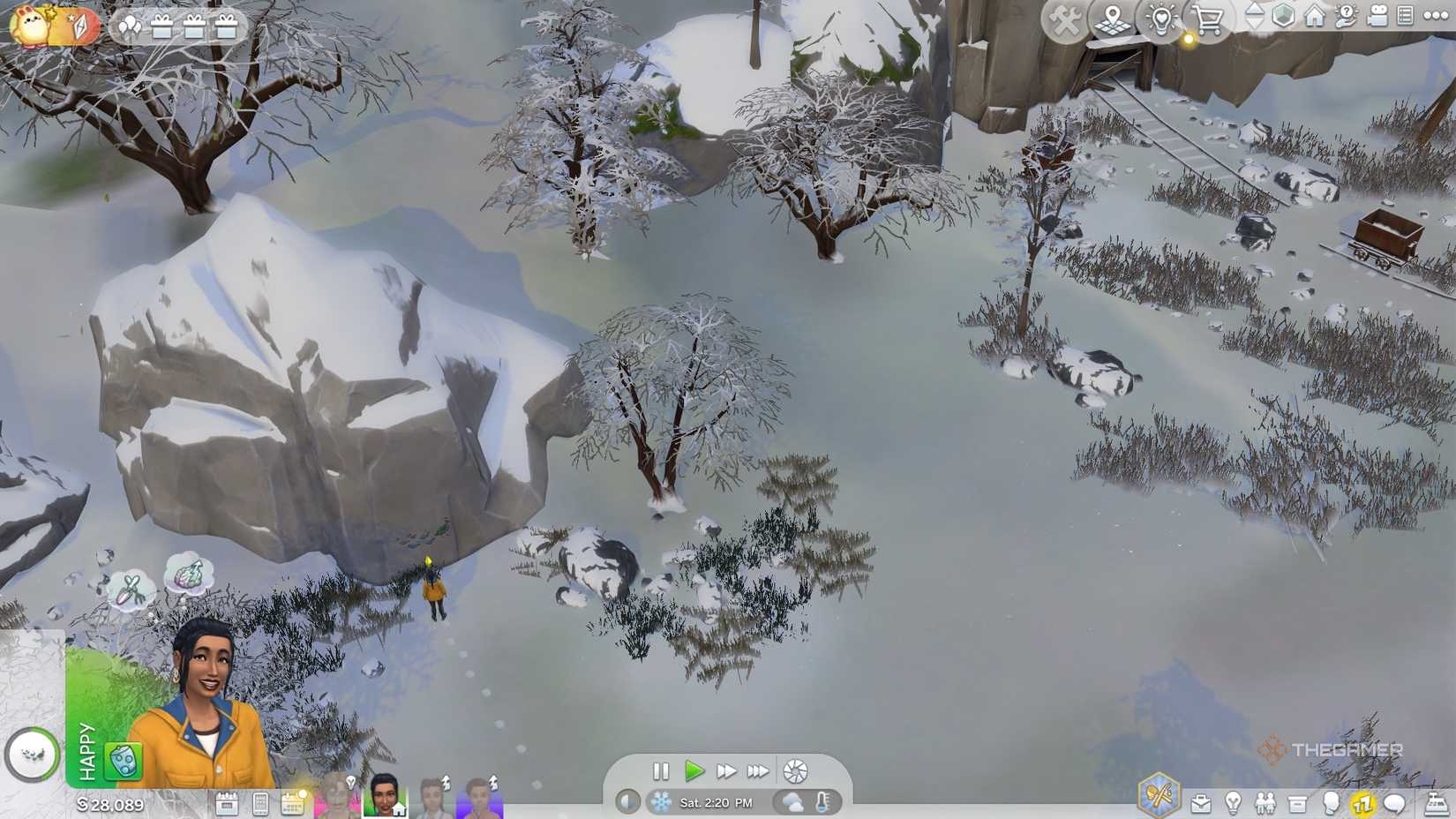Bird Cave Painting in Sims 4.