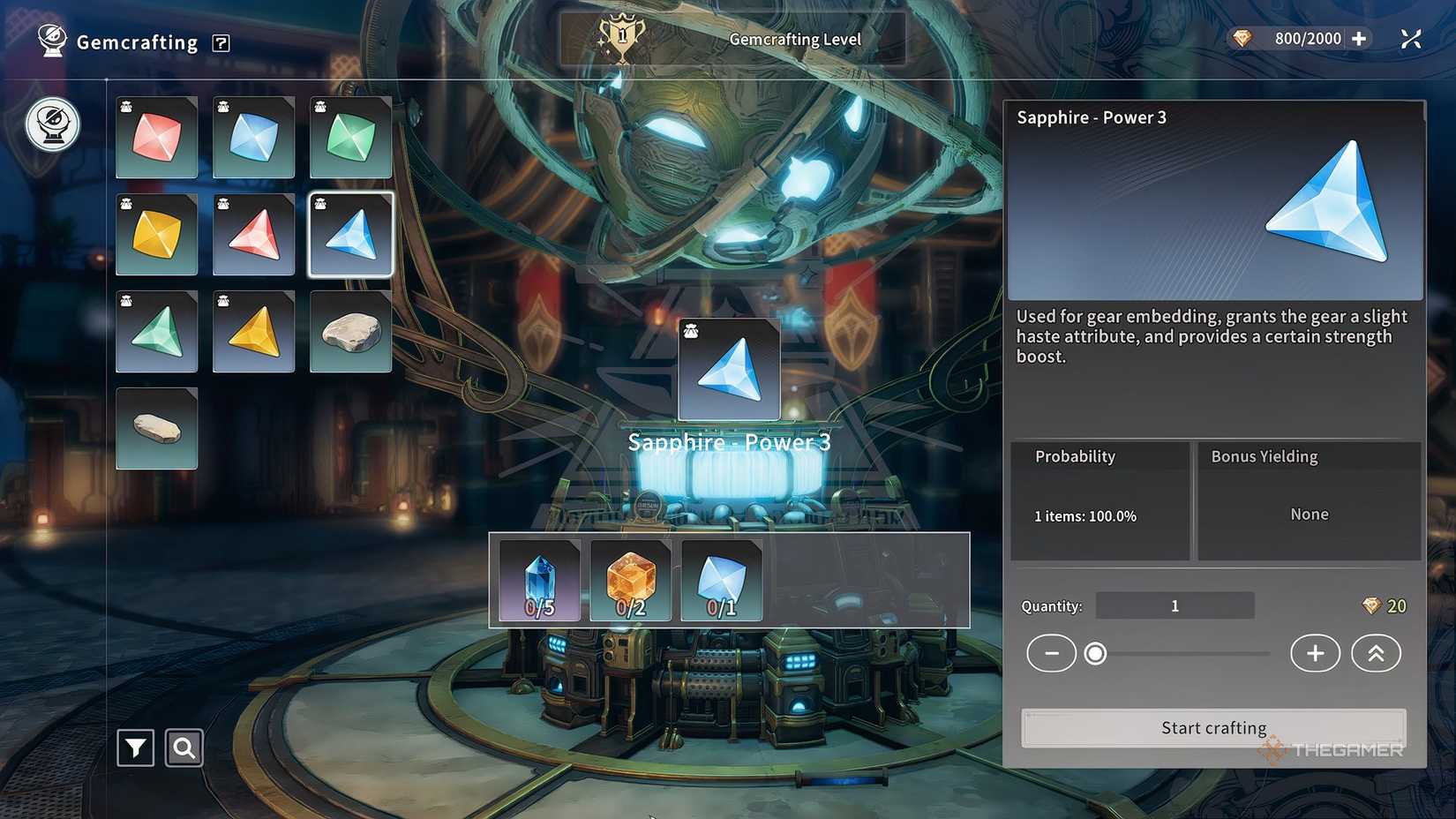 Blue Protocol_ Star Resonance Cutting gems for embedding.